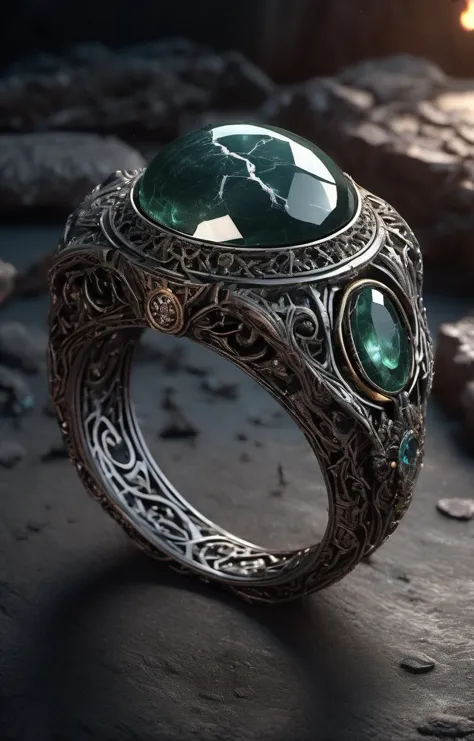 (dark magic), (grim), ring with the stone, (intricate details), (hyperdetailed), 8k hdr, high detailed, lot of details, high qua...