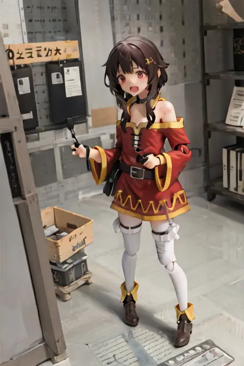 (masterpiece, best quality, absurdres:1.2), (figma), (megumin, megumin_1000:1.2), 1girl, solo, [[realistic]]