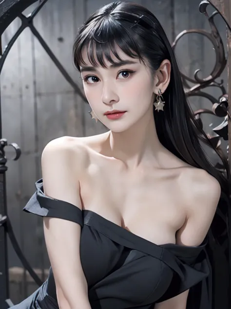 photorealistic, 1girl, korean face, (steel background:1.1), bokeh, dim lit, sagging breasts, breasts apart, large breasts, waists, bare breasts, navel, (hipbone:1.2), bare shoulder,
feminine figure, luxury earrings, (large eyes:1.2), long eyelash, narrow eyebrow, , shy expression,
very hair, bangs, shy expressions, (looking at viewer:1.2), (small nose bridge:1.2), portrait, wide hip, S-shaped pose, ,
<lora:FilmVelvia3:0.1> <lora:picxer_real:0.4> <lora:skin_slider_v1:0.8>
, film overlay, film grain, (bare breasts, bare shoulder:1.2),
<lora:Audrey Hepburn:0.5>