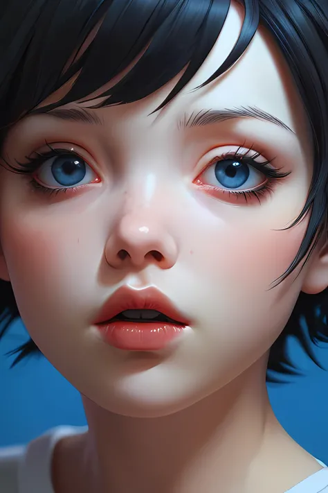 una escena impresionante,  Ilia Kuvshinov, Al estilo de Johnson Tsang, cinematográfico, Híper realista, Muy detallado, cara detallada, ojos detallados, manos realistas, entorno detallado, tendencia en artstation, very cara detallada, manos realistas