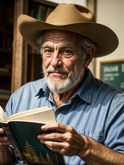 best quality, masterpiece, cowboy shot,  (mature old italian:1.3) man, (skindentation:1.3),  (detailed wrinkled face), muscular,...