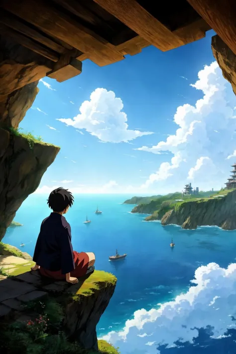 2.5D depth, anime masterpiece of Hayao Miyazaki