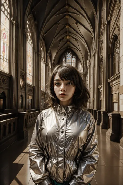 1girl, (stylized by Stephen Shore:0.7) , awardwinning Pyrogravure of a Breakcore, award winning, landscape of a ([Vivec City:Glasgow:3]:1.3) from inside of a Duomo di Milano, it is very Mean and Creepy, Enthralling city street and Extragalactic planet in background, Smoky Conditions, Graphic novel, Flustered, Starlight, F/2.8, Albumen, Folded Polyurethane, Complex background, extremely beautiful, absurdres, scene