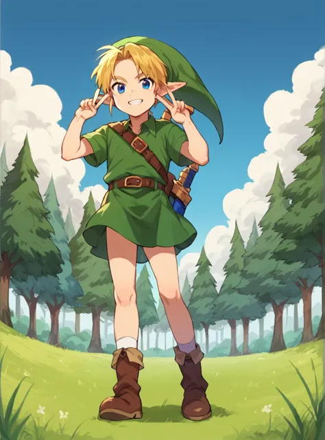 Young Link - The legend of zelda[PonyV6]