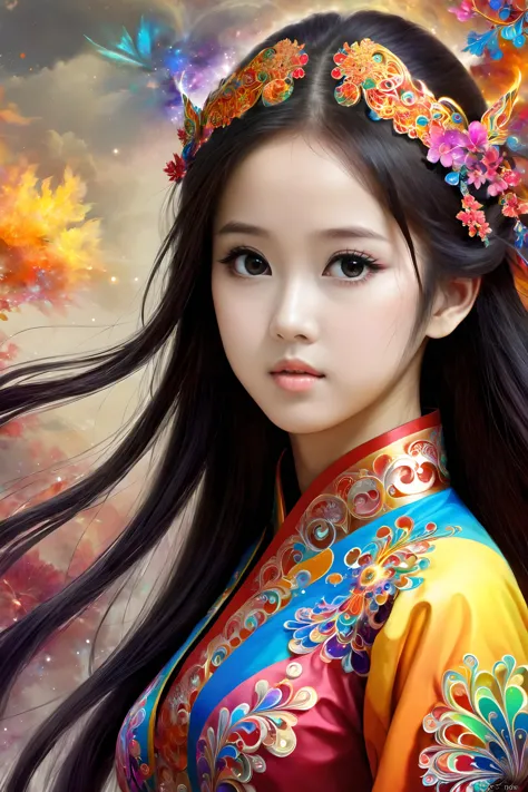 official art, highest details, beautiful and aesthetic, fractal art, colorful,
masterpiece, best quality, 1girl,  <lora:kwFemaleBeta42_SDXL_v1:1>, chinese