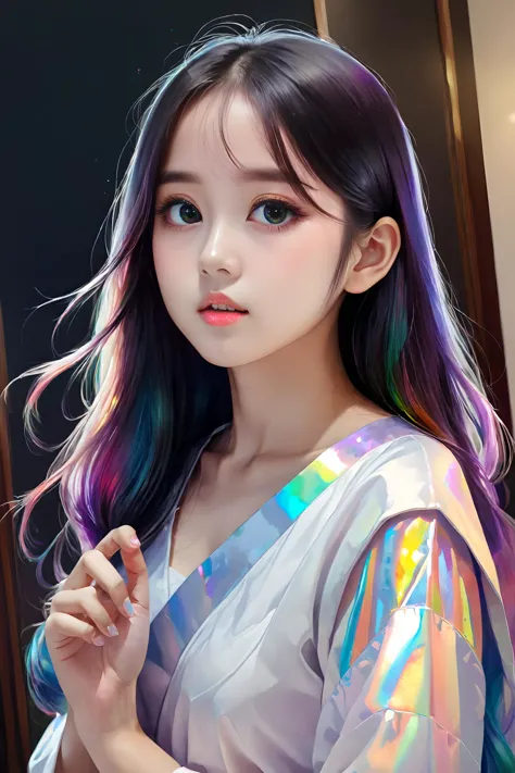 iridescent painting, prismatic, holographic, chromatic aberration,
masterpiece, best quality, 1girl,  <lora:kwFemaleBeta42_SDXL_v1:1>, chinese,waifu