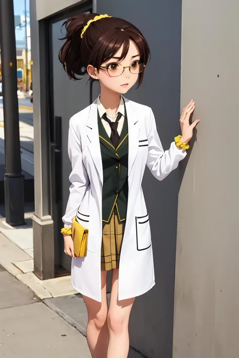 anime character dressed in school uniform posing for a photo