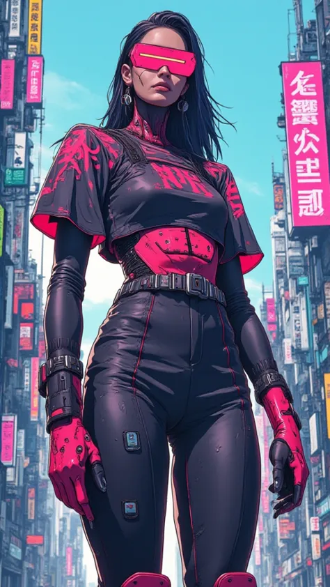 Cyberpunk Anime Style