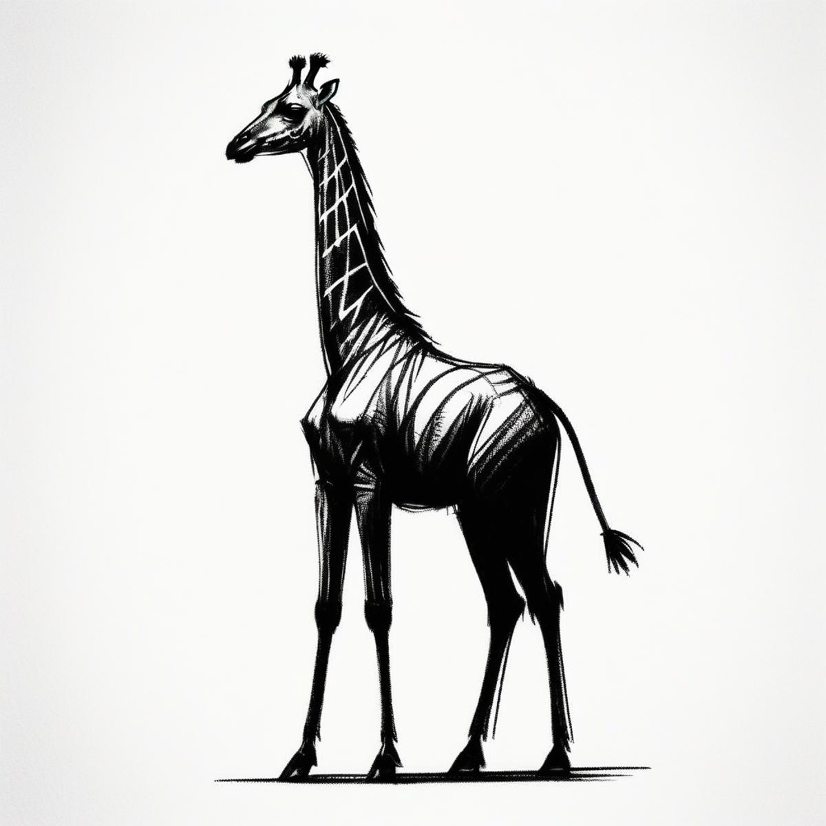 Zebra with black and white stripes - SeaArt AI