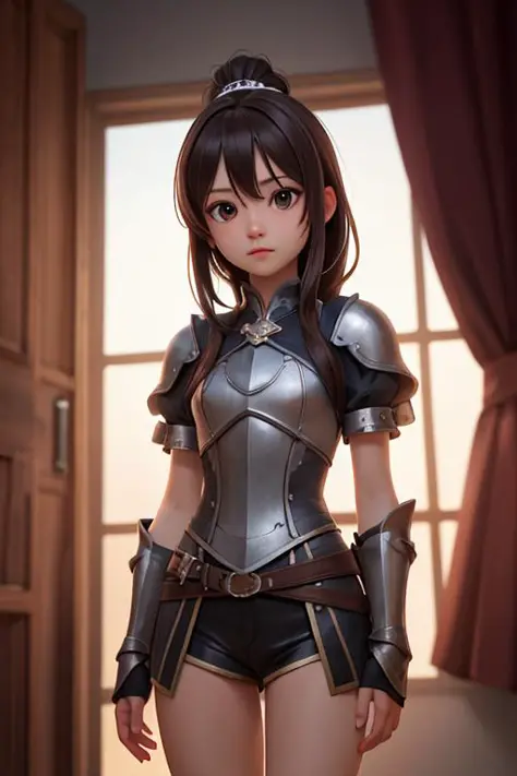 (masterpiece), best quality, high resolution, highly detailed, detailed background, perfect lighting, petite knight girl