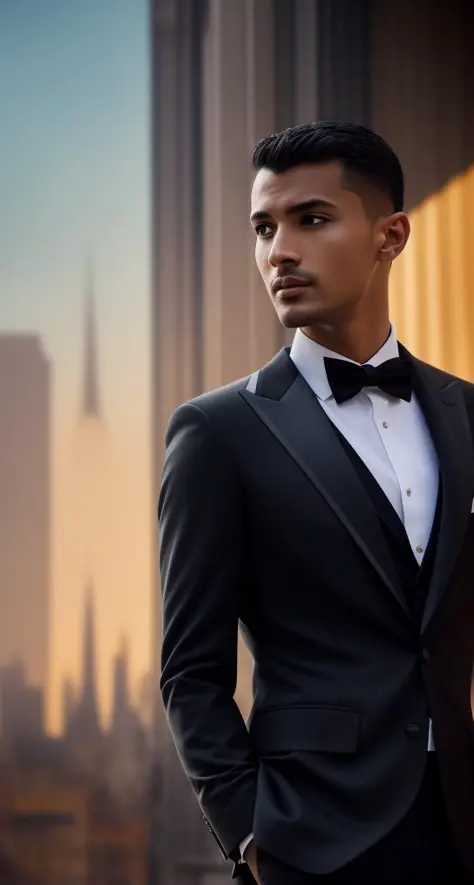 Close portrait of elegant [undercucho] person in tailored suit- futurist style, intricate baroque detial, elegant, glowing lights, highly detailed, digital painting, artstation, concept art, smooth, sharp focus, illustration, art by wlop, mars ravelo and greg rutkowski
(high detailed skin:1.2), 8k uhd, dslr, soft lighting, high quality, film grain, Fujifilm XT3  <lora:breastinclassbetter_v141:0.5>  <lora:inniesbettervaginas_v11:1.0> mix4