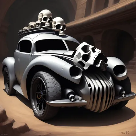 HellAI skull car<lyco:HellAI-000003:.7>