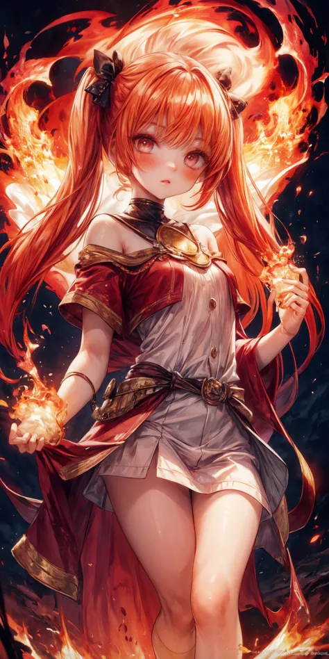 Fire/flare girls (element) by YeiyeiArt