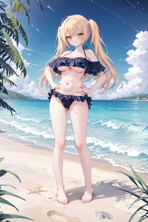 [costume]Blue Archive Kuromi Serika's bikini swimsuit/蔚蓝档案 黑见芹香 比基尼泳装