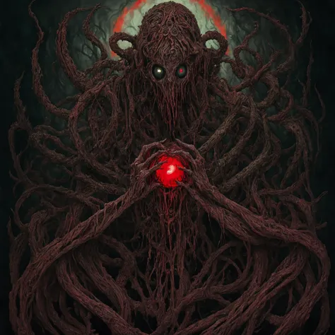 كثولو, lovecraft cthulhu, أسلوب لوفكرافت, عبادة كثولو, التدرج اللوني, الغابة, الصليب الدجال, صليب القديس بطرس, الوضع الديناميكي, عيون متوهجة حادة, عيون خضراء, النيران على العيون, عين اللهب, neon عيون خضراء, (التوضيح الرقمي, دوي هوينه ), جاكسون بولوك (تحفة, أفضل جودة, جميلة وجمالية:1.2), سينمائي, تحفة, أفضل جودة, مفصلة, اعلى جودة, ultra مفصلة, دقة عالية, سينمائي light, splendid and زاهى الألوان, خارج تركيزي, صورة خام, فن الصورة, تباين عالي, زاهى الألوان, أعلى التفاصيل, لون النيون, red دموي veins growing and intertwining out of the darkness, ناز الدم الأحمر الكثيف, تنمو الأوردة وتضخ الدم, شبكات الأوعية الدموية المتنامية, توصيل, توسيع, عروق حمراء في كل مكان, زدزيسلاف بيكسينسكي, لاعب العقل, (الألوان الصامتة:1.1), (تكرار:1.1), (الفقس المتقاطع:1.1), (الأشعة تحت الحمراء:1.2), الصدأ, جسم كروي, ultra مفصلة, معقد, زيت على قماش, ((الفرشاة الجافة, فائقة الوضوح)), (السريالية:1.1), (مزعجة:1.1), أسلوب بيكسنسكي painting, الشرر, عدسة مضيئة, إضاءة الحافة, الإضاءة الخلفية, إسورة, آر تي إكس, المعالجة البعدية, الصليب الشيطاني, (تحفة, مفصلة, دقة عالية:1.2), زدزيسلاف بيكسينسكي, أسلوب جيجر, أسلوب بيكسنسكي, صليب الشيطان, الصليب المقلوب, الشيطانية, رموز شيطانية, الشيطان نفسه, (رعب الجسم:1.4), (آلة حيوية:1.3), (دموي:1.2), كائن حي, (زاهى الألوان:1.2), هانز جيجر, أيدي كثيرة, (متشابكة:1.2), (زاهى الألوان:1.3),(تحفة:1.2), أفضل جودة, إبداعي, extremely مفصلة wallpaper, highly مفصلة, extremely مفصلة, كهربائي, (تباين عالي:1.1), (الضوء المنعكس:1.2), ultra مفصلة, الفرشاة الجافة, (السريالية:1.1), (مزعجة:1.1), (كوتيدجكور), (هندسي:1.2), (مستقبلية:1.2), انطباعي, (مفصلة), (مهيب:1.2), (مبهر), (موحية:1.3), (محزن:1.3), (لطيف:1.4), (مغرية:1.4), (لا يقاوم:1.4), مزعجة, (مبهر:1.2), (مغناطيسي:1.2)