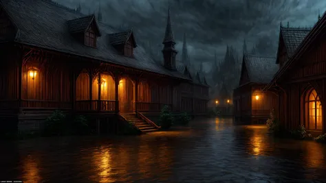 fantasy, Floodplain, Masterpiece realistic, best high quality, perfect details, intricate details, nice lighting, detailed backg...