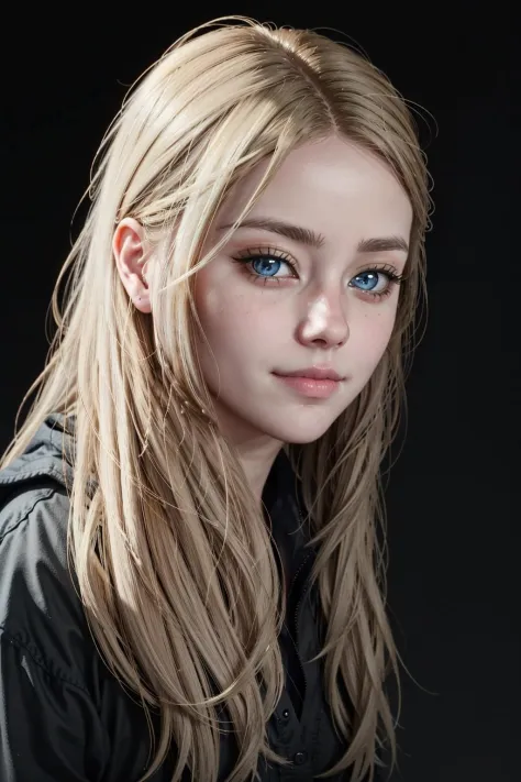RoseRE, solo, 1girl, blonde hair, realistic, long hair, blue eyes, black background, simple background, portrait, closed mouth, lips, looking at viewer, nose, looking to the side, smile
<lora:epi_noiseoffset2:1>,  <lora:RoseRE:0.7>