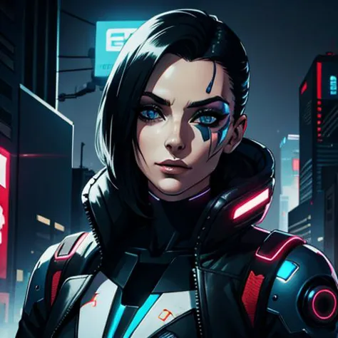 cyberpunk android, cyborg, futuristic, detailed, (prettyeyes:0.75)