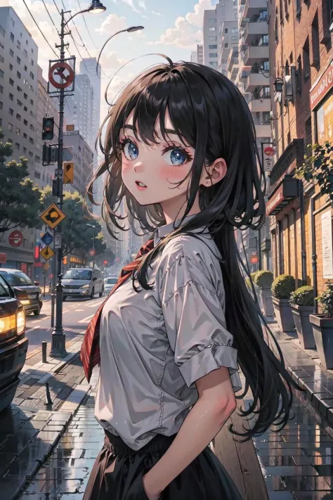 最高品質,詳細な背景,女の子,