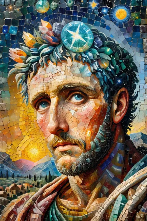 <lora:ral-ntrgmstn-sdxl:0.9>,<lora:Roman_Mosaic:0.8>,a highly detailed pastel oil painting of ral-ntrgmstn roman mosaic of starr...