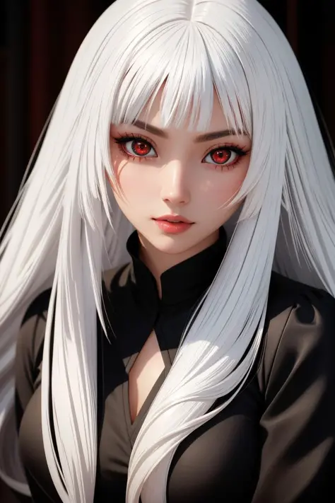 professional medium body shot photo of anri, black dress, red eyes, white hair,
detailed skin, detailed eyes, detailed face,
vol...