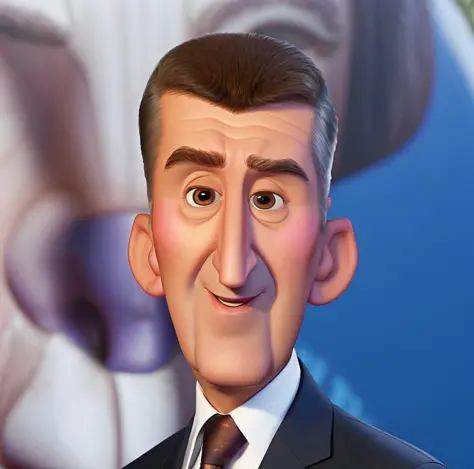 <lora:AndrejBabis:0.7> Portrait of AdrejBabis as pixar character