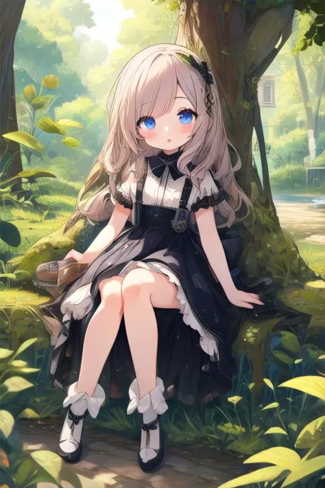 (masterpiece), (best quality), (extremely detailed), (1girl), solo, (pretty cute girl), looking at viewer, slender, evenly sized eyes, extremely detailed eyes, full body, outdoors, extremely detailed wallpaper, (parfect detail features), 8k, UHD,