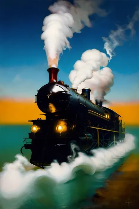 full steam ahead, abstract, surreal, horror,