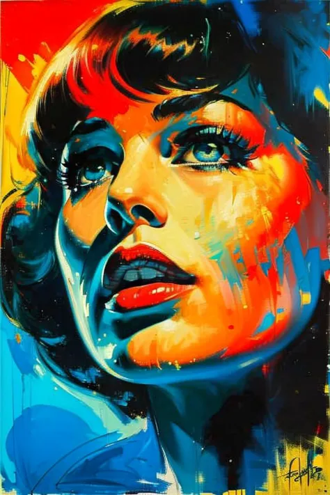 ((Mario Bava, oilpainting, abstract, signature, blue eyes, 1girl, portrait, short hair, black hair, colorful))Oilpainting, impasto, (Cedar Point Amusement Park), what?, Tony Scott , Comedy(theme) reflection, Terry Gilliam, green(theme),  ((fat bodied girls...