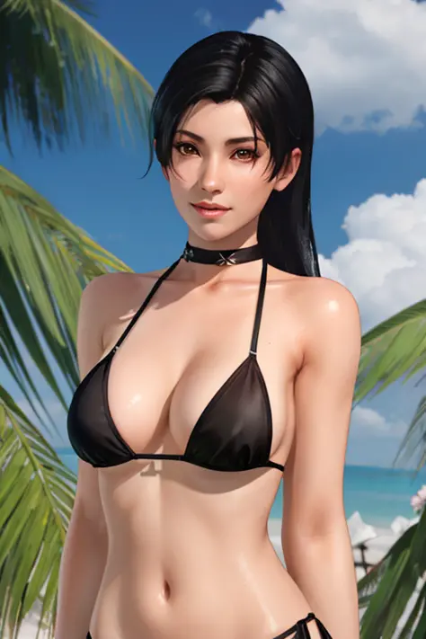 <lora:doa_momiji:0.7> momiji, bikini, upper body