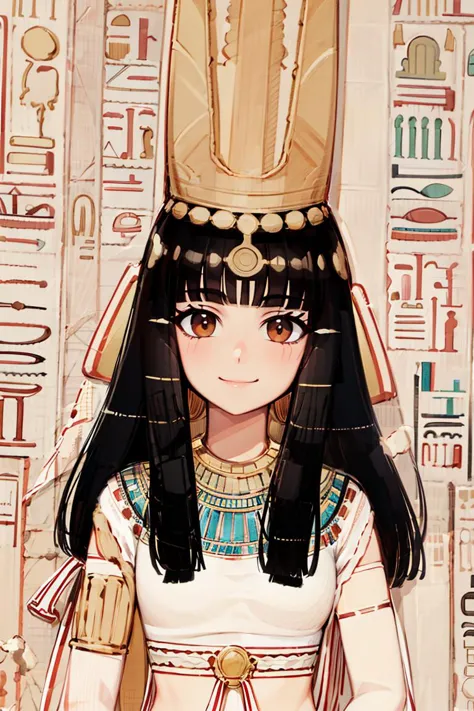 perfect face, intricate details, <lora:egypt:0.9>, egypt, (on papyrus)
((masterpiece,best quality)), absurdres,
<lora:Anubis_Cit...
