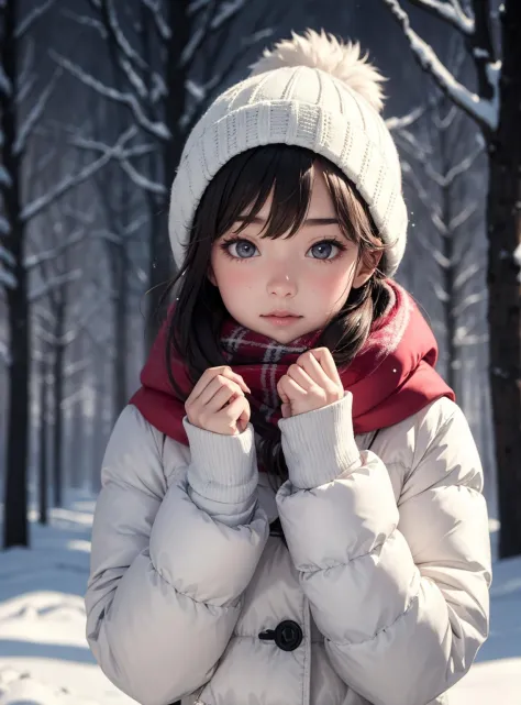 1girl, winter