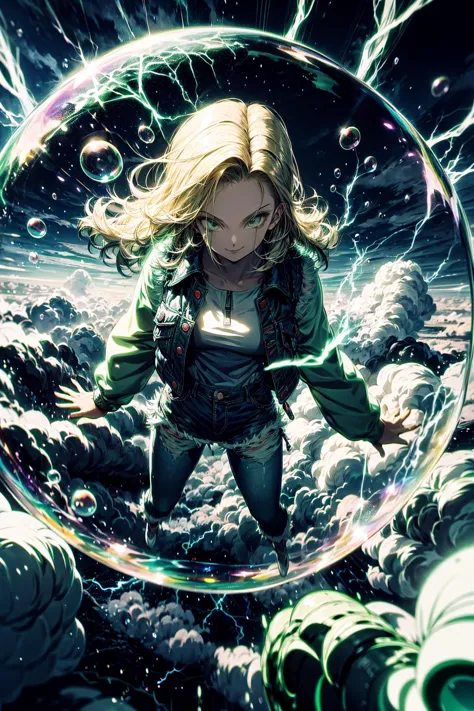 (best quality), (masterpiece),(ultra-detailed:1.2),close up,from above,
1girl, smirk,
flying,
<lora:Android18DB:1> ,Android18DB,...