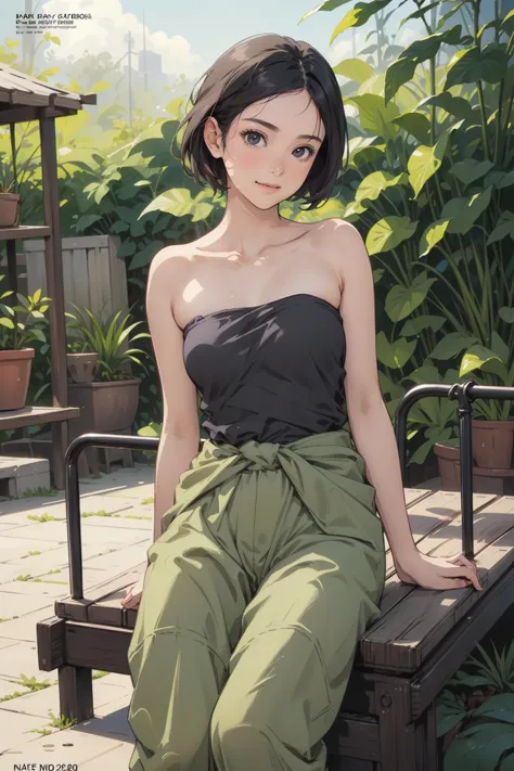 8k high quality detailed,highres,comic,anime,detailed image,
(an illustration of a teenage girl posing,magazine_sheet, (an illustration of girl,teenage girl)),(magazine_illustration),[multiple view manuscript],(fashion magazine),
((1girl,asian_female,hazel hair, very short hair, black eyes,skinny|thin,curvy, medium breasts):0.8),(Polite Smile),
(playing on the slide),detailed_face,realistic_skin_texture,
(, thai slave clothes,thai slave strapless shirt,thai slave pants,breasts_squeezed),realistic clothing texture,<lora:thai_slave_clothes:0.55>