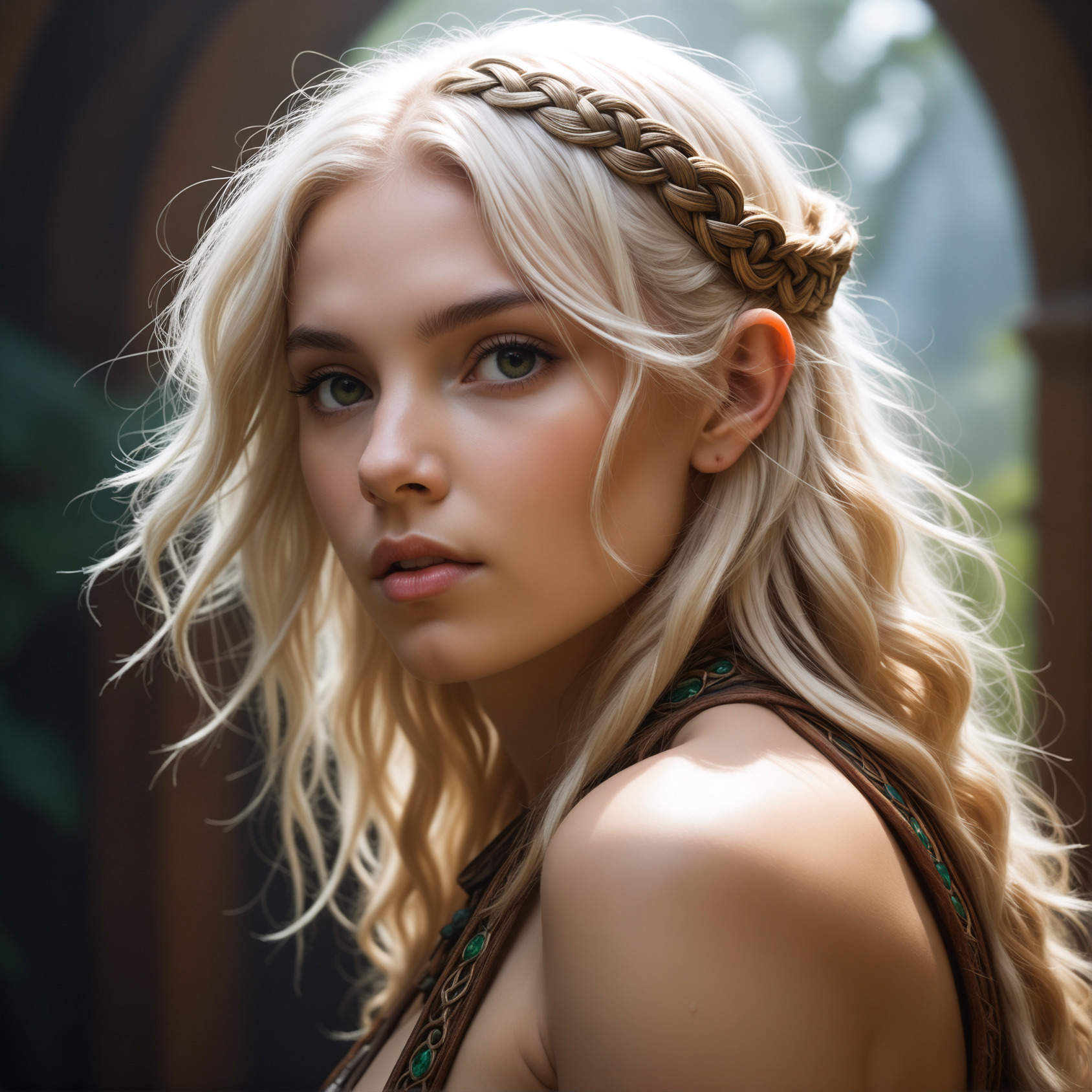 Daenerys Targaryen , Emilia Clarke ,nue , (crossfade in:1.3) - SeaArt AI