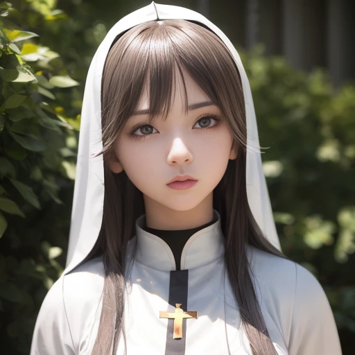 (best quality, masterpiece:1.1), (realistic:1.4), 1girl, Priest costume, anime, ANIME, PORTRAITS, CHARACTER, REALISTIC, 3D, PERSON, MIX, 2D, MODEL, REAL PERSON