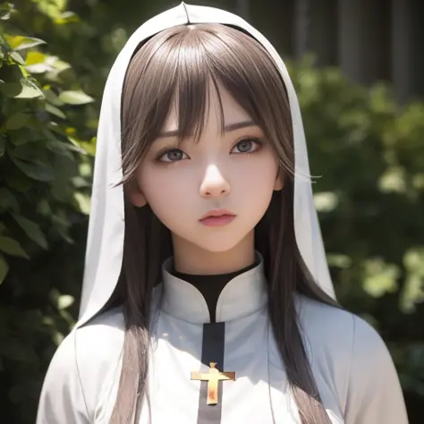 (best quality, masterpiece:1.1), (realistic:1.4), 1girl, Priest costume, anime, ANIME, PORTRAITS, CHARACTER, REALISTIC, 3D, PERS...