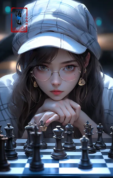 绪儿-国际象棋御姐 chess【Face model】