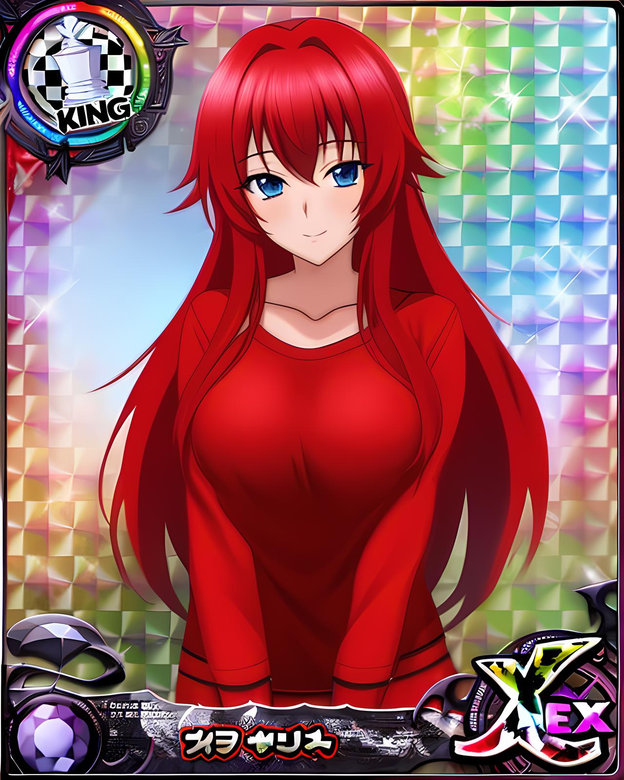 Highschool dxd, Rias Gremory, 1girl, (((barnet))), blue colored eyes -  SeaArt AI