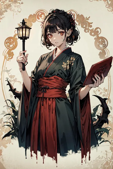 (best quality), oriental detailed background,zombie
