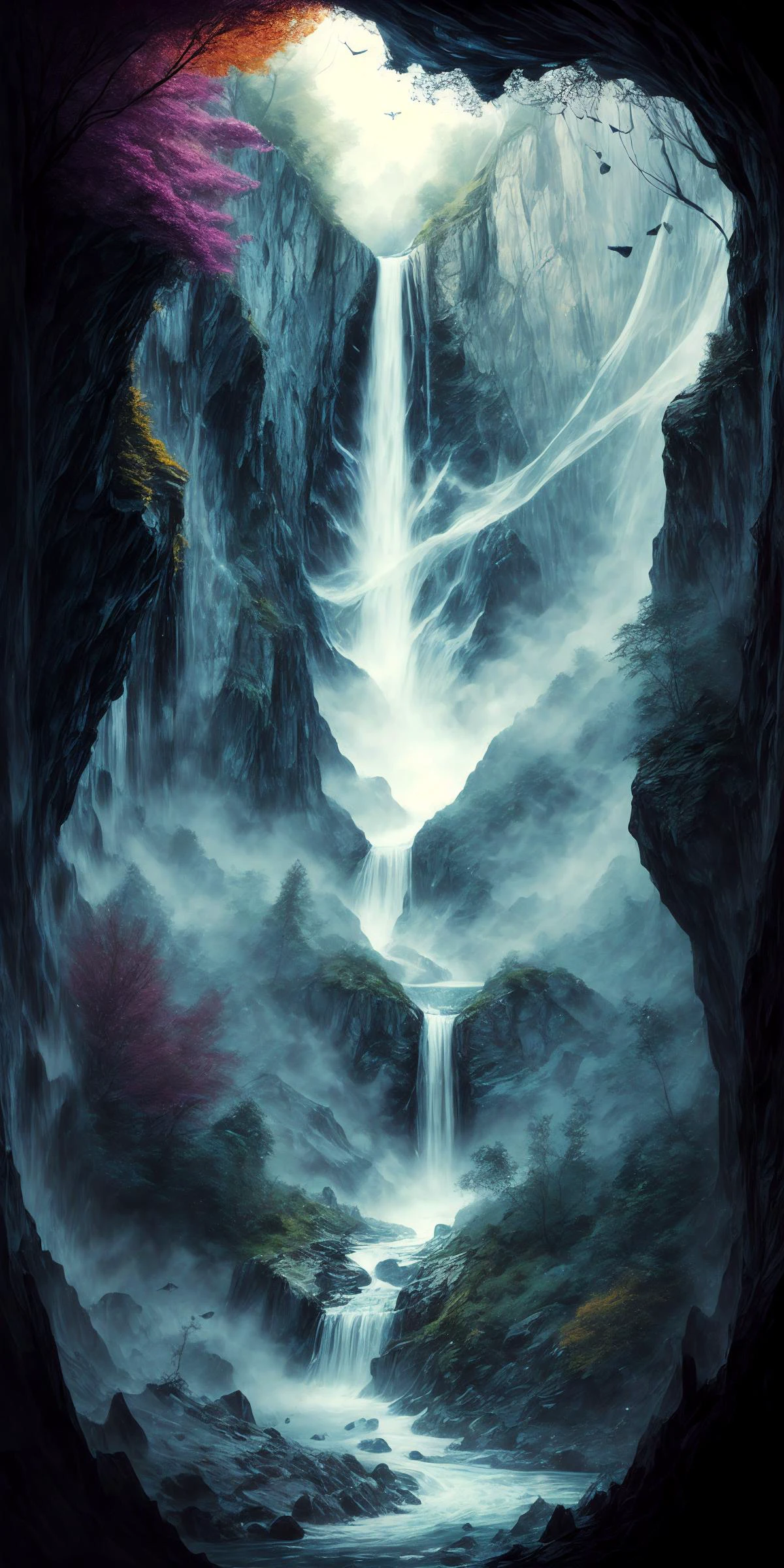 life is a waterfall, we