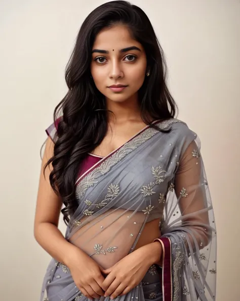 anusha in grey sari sari sari sari sari sari sari sari sari sari sari sar