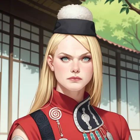 score_9, score_8_up, score_7_up, score_6_up,source_anime, anime 2d, anime screencap, a hokage woman from the fire village in naruto,hokage hat, fighter, closeup, elxfanning,  <lora:elfanning_ponyxl_aut_xl_1_st_wicap_merger_35_86_05-05-elxfanning:1>