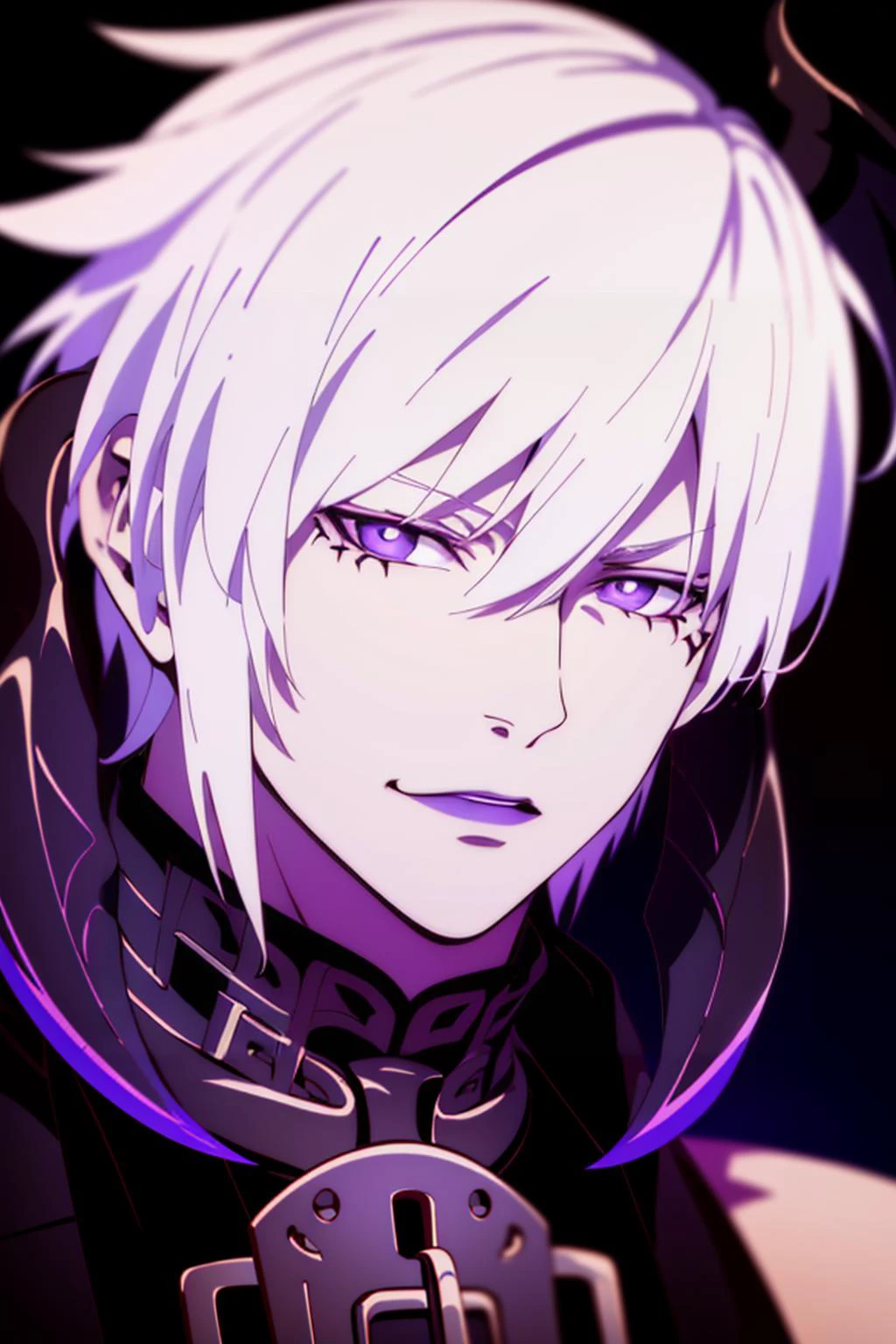 azazel \(shingeki no bahamut\), horns, portrait, 1boy, demon - SeaArt AI