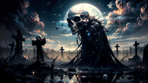 (masterpiece, best quality, fullscreen), [(full body:0.2)::0.1] (photo of a giant death [magical being:creature|zombie|skeleton|...