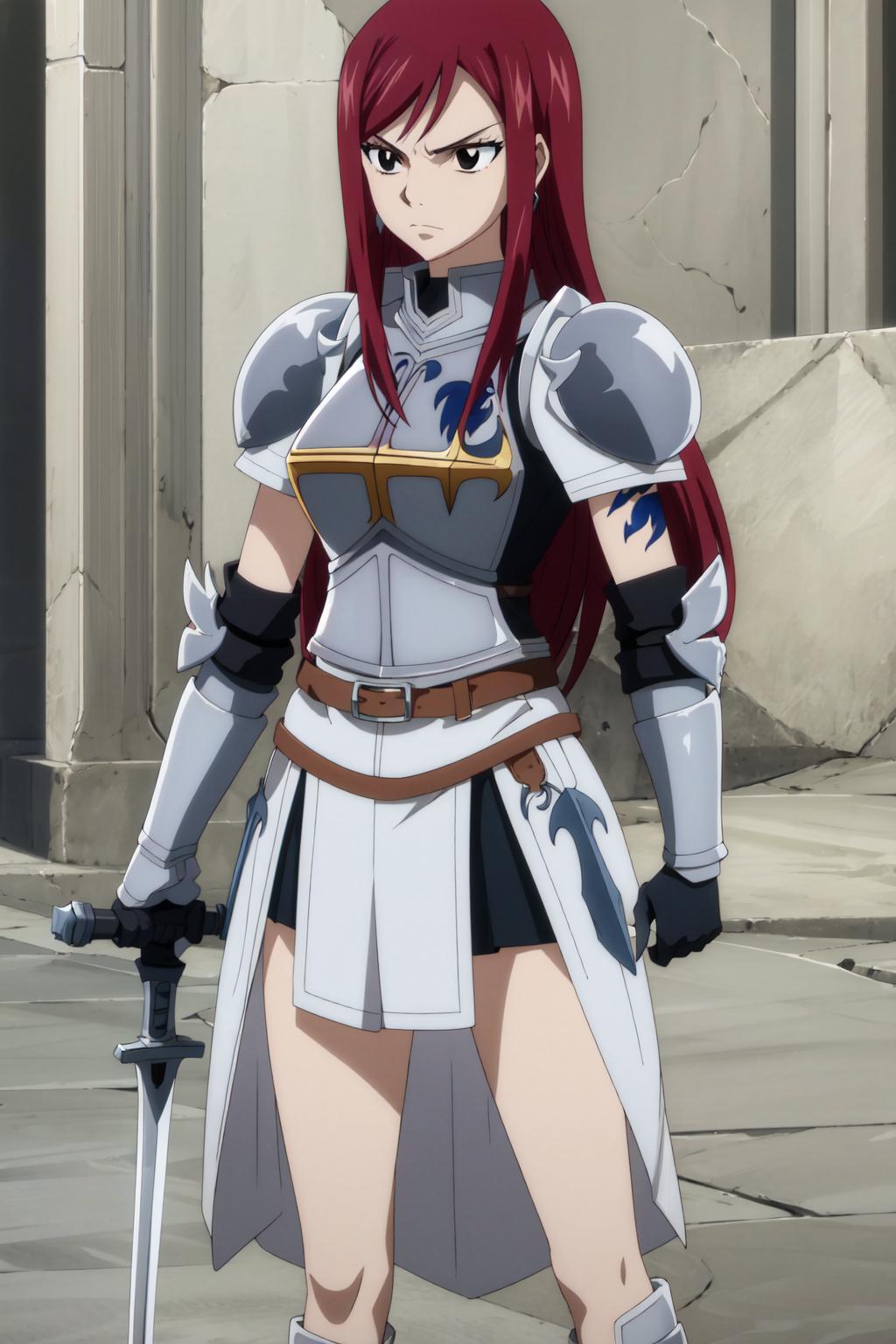 Erza ( Fairytail / Fairy Tail ) Anime Design - SeaArt AI Model