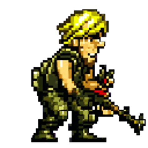 Metal Slug Standing Sprite Style