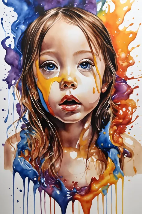 Colorful, multiple colors, intricate detail, splash screen, photorealistic, intricately detailed fluid gouache painting, calligraphy, acrylic, watercolor art,
masterpiece, best quality, 1girl, <lora:kwFemale_Beta40-SDXL_v1:1>,