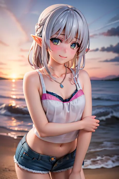 (best quality:1.2) (4k:1.) (highres:1.1) , (realistic photograph:1.1) , (ultra detailed CG:1.1) ,
1girl elf , solo , (detailed f...