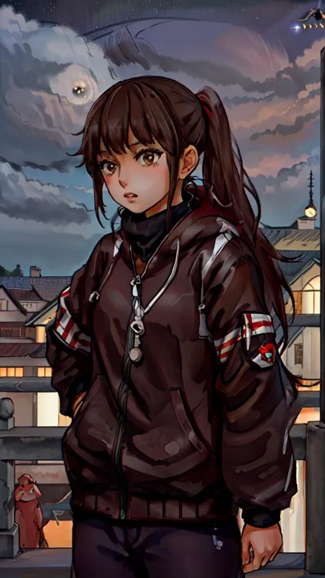 masterpiece, best best quality, 8k,
raw photo,
<lora:Yuna_Toomi.v2-000003:0.85> yuna toomi,
small brown eyes, ponytail, 
1girl, (solo)
(german clothes:1.2)
standing in front of moon, night sky,
" "  
<lora:as109_128_dim128_dp0.95:1>